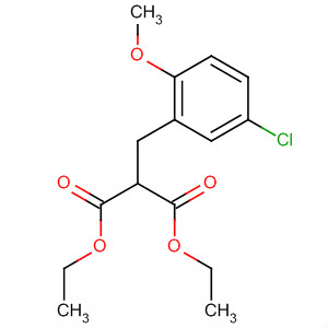 78573-98-5  Propanedioic acid, [(5-chloro-2-methoxyphenyl)methyl]-, diethyl ester