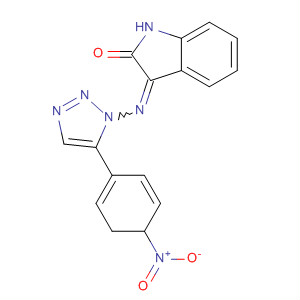 78662-56-3  2H-Indol-2-one,3-[[4,5-dihydro-5-(4-nitrophenyl)-1H-1,2,3-triazol-1-yl]imino]-1,3-dihydro-