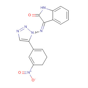 78662-57-4  2H-Indol-2-one,3-[[4,5-dihydro-5-(3-nitrophenyl)-1H-1,2,3-triazol-1-yl]imino]-1,3-dihydro-