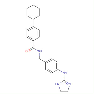 786668-71-1  Benzamide,4-cyclohexyl-N-[[4-[(4,5-dihydro-1H-imidazol-2-yl)amino]phenyl]methyl]-