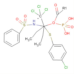 786696-51-3  Phosphonic acid,[2,2,2-trichloro-1-[(4-chlorophenyl)thio]-1-[(phenylsulfonyl)amino]ethyl]-,diethyl ester