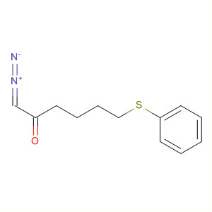 78742-42-4  2-Hexanone, 1-diazo-6-(phenylthio)-