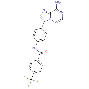 787590-50-5  Benzamide,N-[4-(8-aminoimidazo[1,2-a]pyrazin-3-yl)phenyl]-4-(trifluoromethyl)-