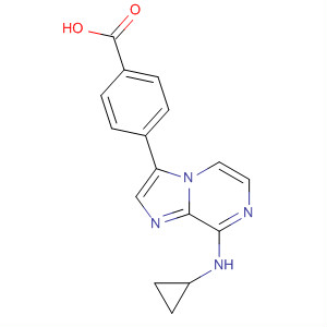 787591-32-6  Benzoic acid, 4-[8-(cyclopropylamino)imidazo[1,2-a]pyrazin-3-yl]-