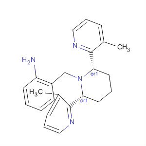 788066-45-5  Benzenamine,2-[[(2R,6S)-2,6-bis(3-methyl-2-pyridinyl)-1-piperidinyl]methyl]-, rel-