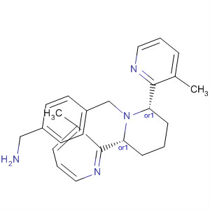 788066-68-2  Benzenemethanamine,4-[[(2R,6S)-2,6-bis(3-methyl-2-pyridinyl)-1-piperidinyl]methyl]-, rel-
