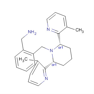 788073-08-5  Benzenemethanamine,2-[[(2R,6S)-2,6-bis(3-methyl-2-pyridinyl)-1-piperidinyl]methyl]-, rel-