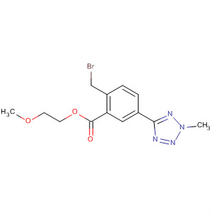 788079-65-2  Benzoic acid, 2-(bromomethyl)-5-(2-methyl-2H-tetrazol-5-yl)-,2-methoxyethyl ester