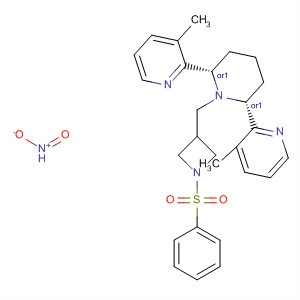 788084-99-1  Azetidine,3-[[(2R,6S)-2,6-bis(3-methyl-2-pyridinyl)-1-piperidinyl]methyl]-1-[(2-nitrophenyl)sulfonyl]-, rel-