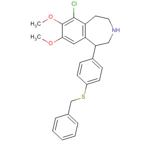 78832-97-0  1H-3-Benzazepine,6-chloro-2,3,4,5-tetrahydro-7,8-dimethoxy-1-[4-[(phenylmethyl)thio]phenyl]-