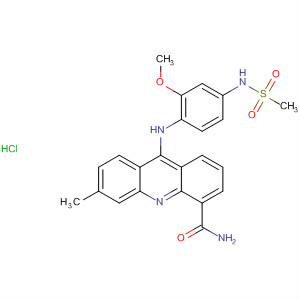 78847-58-2  4-Acridinecarboxamide,9-[[2-methoxy-4-[(methylsulfonyl)amino]phenyl]amino]-6-methyl-,monohydrochloride