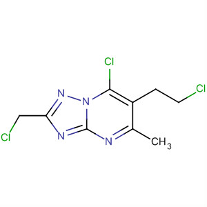 78876-20-7  [1,2,4]Triazolo[1,5-a]pyrimidine,7-chloro-6-(2-chloroethyl)-2-(chloromethyl)-5-methyl-