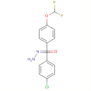 78930-55-9  Methanone, (4-chlorophenyl)[4-(difluoromethoxy)phenyl]-, hydrazone