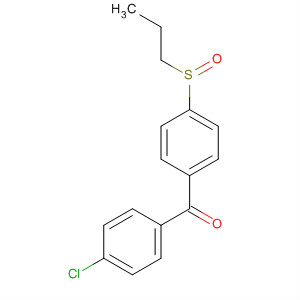 78930-62-8  Methanone, (4-chlorophenyl)[4-(propylsulfinyl)phenyl]-