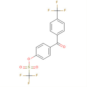 78930-83-3  Methanesulfonic acid, trifluoro-, 4-[4-(trifluoromethyl)benzoyl]phenylester