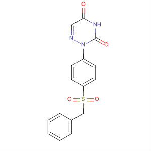 78983-68-3  1,2,4-Triazine-3,5(2H,4H)-dione, 2-[4-[(phenylmethyl)sulfonyl]phenyl]-