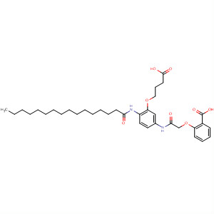 790258-60-5  Butanoic acid,4-[5-[(carboxyphenoxyacetyl)amino]-2-[(1-oxohexadecyl)amino]phenoxy]-