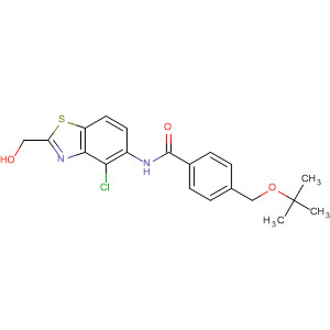 790690-00-5  Benzamide,N-[4-chloro-2-(hydroxymethyl)-5-benzothiazolyl]-4-[(1,1-dimethylethoxy)methyl]-