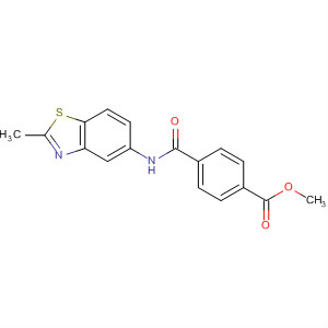 790690-59-4  Benzoic acid, 4-[[(2-methyl-5-benzothiazolyl)amino]carbonyl]-, methylester