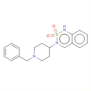 79099-04-0  1H-2,1,3-Benzothiadiazine,3,4-dihydro-3-[1-(phenylmethyl)-4-piperidinyl]-, 2,2-dioxide