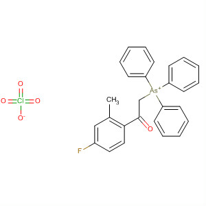 79101-48-7  Arsonium, [2-(4-fluoro-2-methylphenyl)-2-oxoethyl]triphenyl-, perchlorate