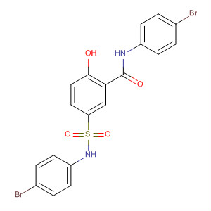 79212-89-8  Benzamide,N-(4-bromophenyl)-5-[[(4-bromophenyl)amino]sulfonyl]-2-hydroxy-