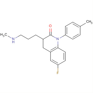 792122-31-7  2(1H)-Quinolinone,6-fluoro-3,4-dihydro-3-[3-(methylamino)propyl]-1-(4-methylphenyl)-