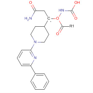 792216-42-3  Carbamic acid, [[1-(6-phenyl-2-pyridinyl)-4-piperidinyl]methyl]-,2-amino-2-oxoethyl ester