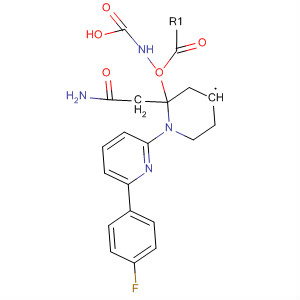 792216-75-2  Carbamic acid, [1-[6-(4-fluorophenyl)-2-pyridinyl]-4-piperidinyl]-,2-amino-2-oxoethyl ester