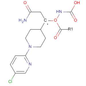 792219-16-0  Carbamic acid, [[1-(5-chloro-2-pyridinyl)-4-piperidinyl]methyl]-,2-amino-2-oxoethyl ester