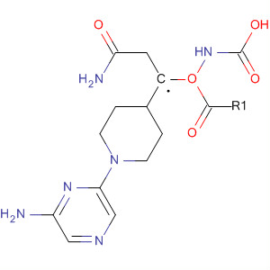 792223-84-8  Carbamic acid, [[1-(6-aminopyrazinyl)-4-piperidinyl]methyl]-,2-amino-2-oxoethyl ester