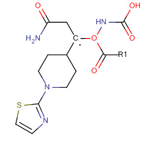 792232-13-4  Carbamic acid, [[1-(2-thiazolyl)-4-piperidinyl]methyl]-,2-amino-2-oxoethyl ester