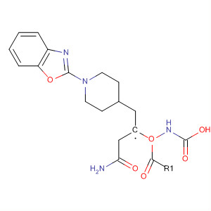792233-40-0  Carbamic acid, [2-[1-(2-benzoxazolyl)-4-piperidinyl]ethyl]-,2-amino-2-oxoethyl ester
