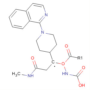 792236-54-5  Carbamic acid, [[1-(1-isoquinolinyl)-4-piperidinyl]methyl]-,2-(methylamino)-2-oxoethyl ester
