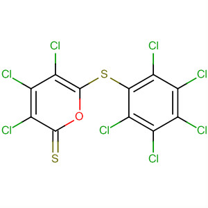 79257-56-0  2H-Pyran-2-thione, 3,4,5-trichloro-6-[(pentachlorophenyl)thio]-