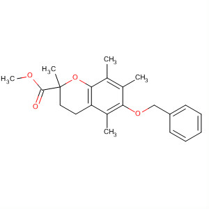 79397-72-1  2H-1-Benzopyran-2-carboxylic acid,3,4-dihydro-2,5,7,8-tetramethyl-6-(phenylmethoxy)-, methyl ester, (2S)-