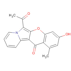 79440-21-4  12H-[1]Benzopyrano[3,2-a]indolizin-12-one,6-acetyl-3-hydroxy-1-methyl-