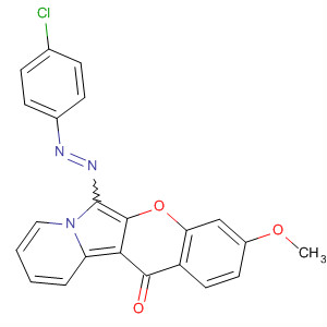 79440-26-9  12H-[1]Benzopyrano[3,2-a]indolizin-12-one,6-[(4-chlorophenyl)azo]-3-methoxy-