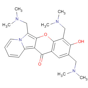 79451-18-6  12H-[1]Benzopyrano[3,2-a]indolizin-12-one,2,4,6-tris[(dimethylamino)methyl]-3-hydroxy-