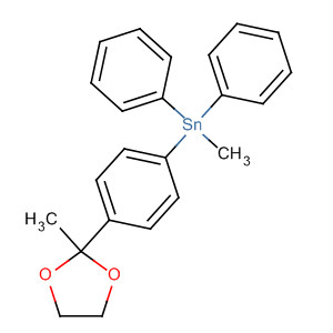 79459-62-4  Stannane, methyl[4-(2-methyl-1,3-dioxolan-2-yl)phenyl]diphenyl-