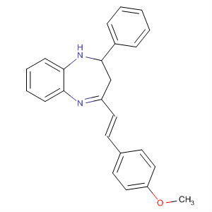 79461-97-5  1H-1,5-Benzodiazepine,2,3-dihydro-4-[2-(4-methoxyphenyl)ethenyl]-2-phenyl-, (E)-