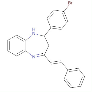 79462-03-6  1H-1,5-Benzodiazepine,2-(4-bromophenyl)-2,3-dihydro-4-(2-phenylethenyl)-, (E)-