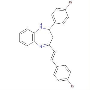 79462-07-0  1H-1,5-Benzodiazepine,2-(4-bromophenyl)-4-[2-(4-bromophenyl)ethenyl]-2,3-dihydro-, (E)-