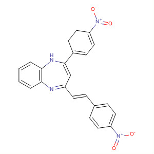 79462-08-1  1H-1,5-Benzodiazepine,2,3-dihydro-2-(4-nitrophenyl)-4-[2-(4-nitrophenyl)ethenyl]-, (E)-