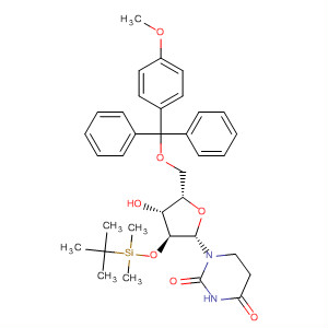 79536-96-2  Uridine,2'-O-[(1,1-dimethylethyl)dimethylsilyl]-5,6-dihydro-5'-O-[(4-methoxyphenyl)diphenylmethyl]-