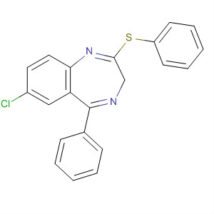 79555-14-9  3H-1,4-Benzodiazepine, 7-chloro-5-phenyl-2-(phenylthio)-