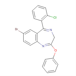 79555-17-2  3H-1,4-Benzodiazepine, 7-bromo-5-(2-chlorophenyl)-2-phenoxy-