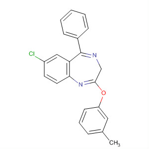 79555-21-8  3H-1,4-Benzodiazepine, 7-chloro-2-(3-methylphenoxy)-5-phenyl-