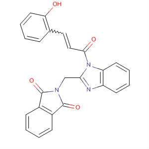 79572-14-8  1H-Benzimidazole,2-[(1,3-dihydro-1,3-dioxo-2H-isoindol-2-yl)methyl]-1-[3-(2-hydroxyphenyl)-1-oxo-2-propenyl]-