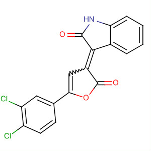 79629-97-3  2H-Indol-2-one,3-[5-(3,4-dichlorophenyl)-2-oxo-3(2H)-furanylidene]-1,3-dihydro-